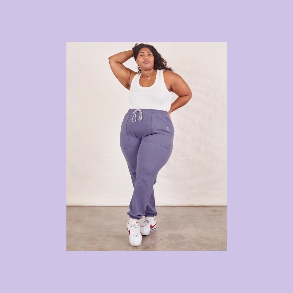 NWT Big Bud Press Sweat Pants in Faded Grape 🍇 (Sz L)